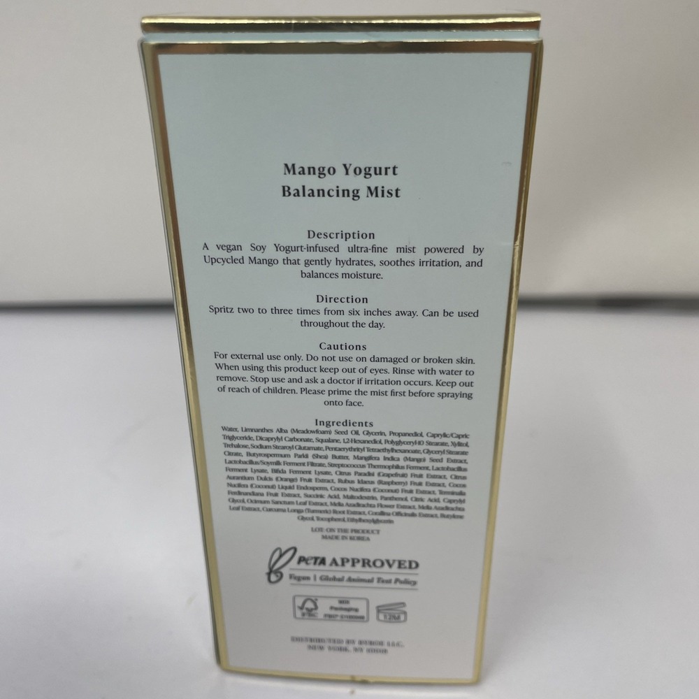 Byroe Mango Yogurt Balancing Mist 2.02 oz / 60 mL New In Box Vegan, Clean Beauty - Picture 4 of 9